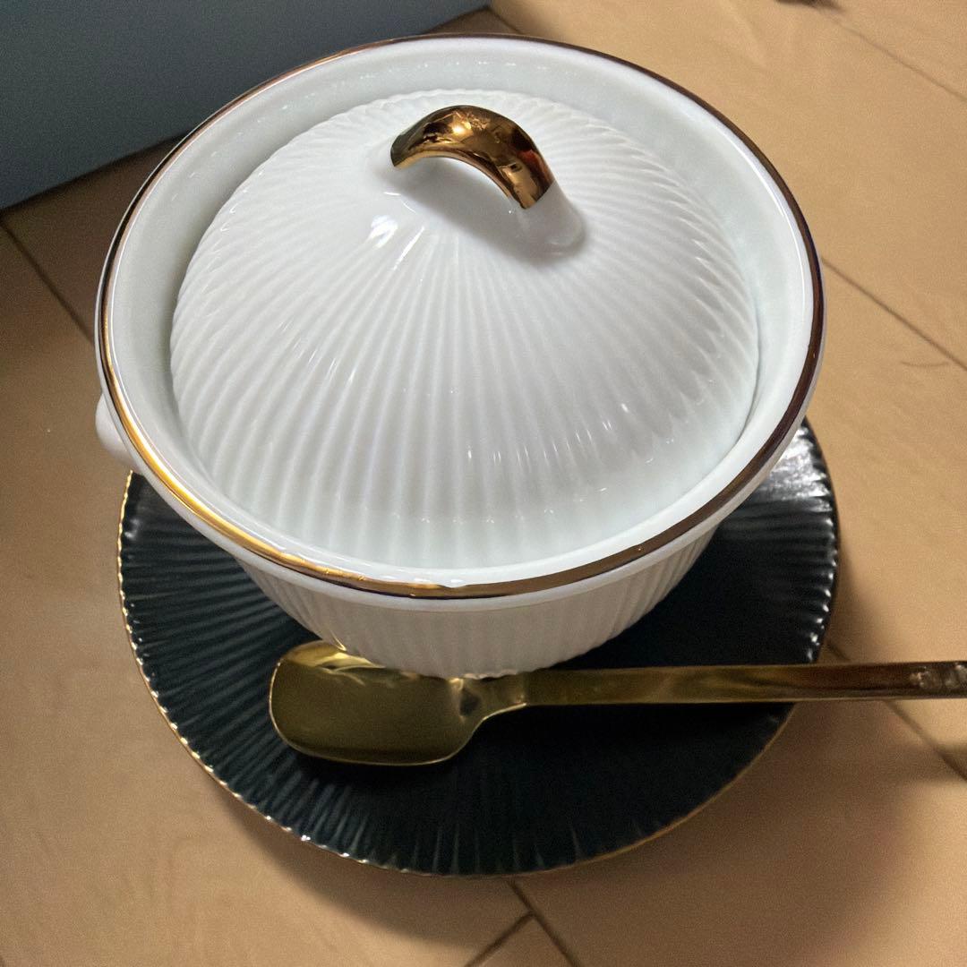 茶碗蒸し、デザート器　5個セット(ボックス付き) 京都翠泉