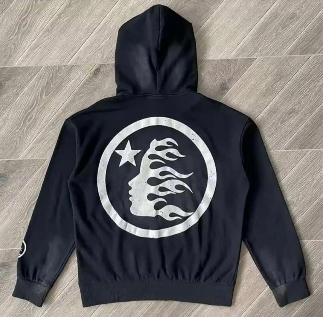 HELLSTAR ブラックパーカー