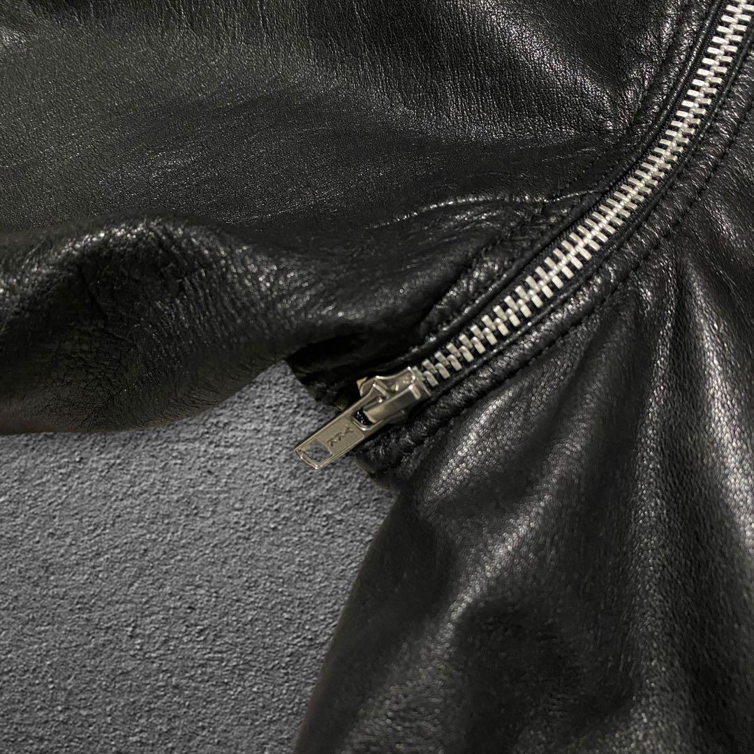 UNDERCOVERISM 07AW 逆八の字 レザー ライダースジャケット