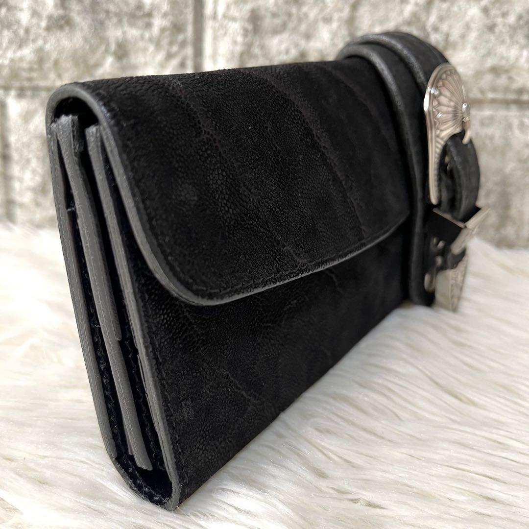 【新品未使用】ALUZUNI アルズニ　エレファントレザー　象革　長財布