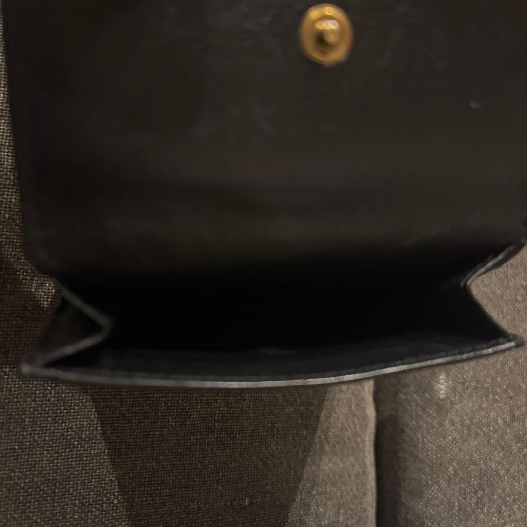 バレンシアガ　黒　二つ折り　財布　カード入れ　札入れ　