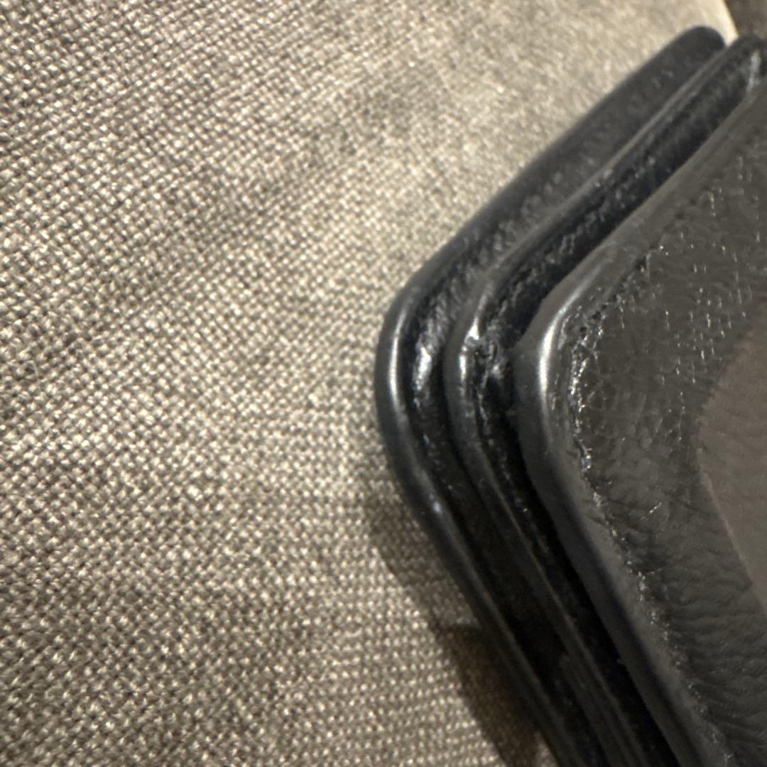 バレンシアガ　黒　二つ折り　財布　カード入れ　札入れ　