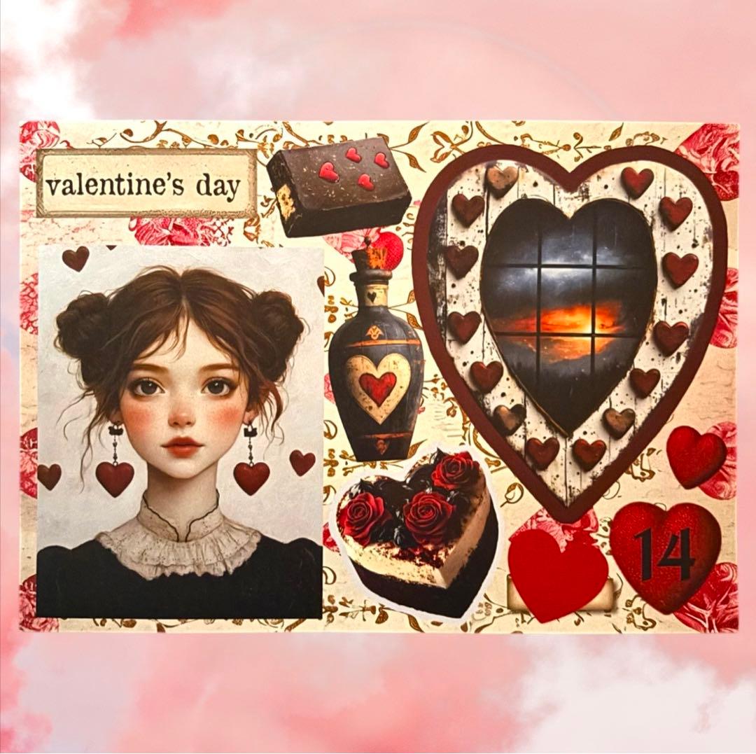 【an-1】 antennna様　素材シート　コラージュシート　デザインペーパー