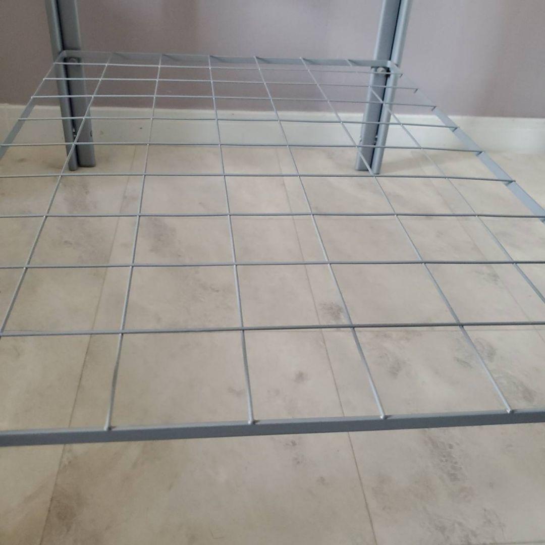 アイリスオーヤマ ガラステーブル レトロ センターテーブル 収納 網棚付き