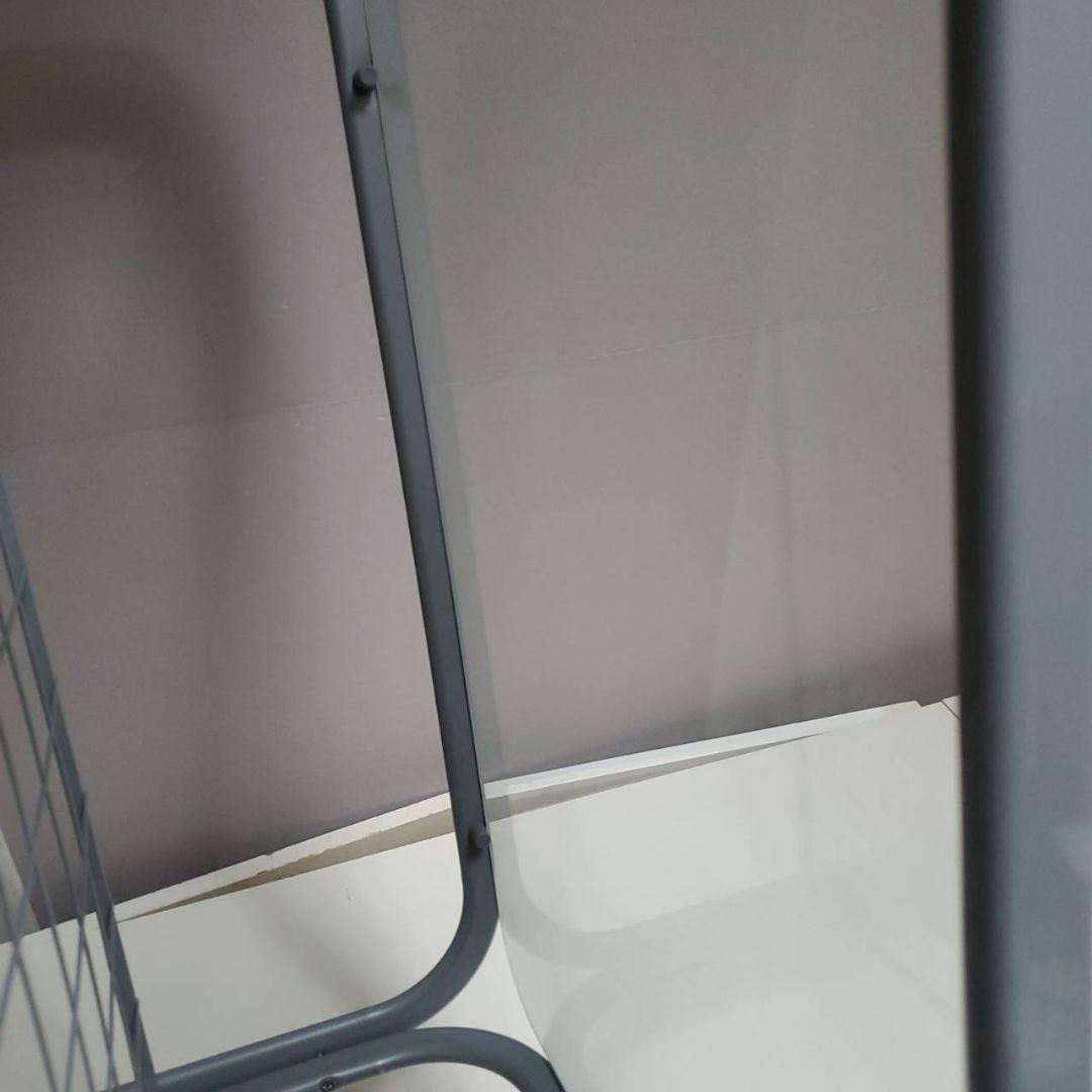 アイリスオーヤマ ガラステーブル レトロ センターテーブル 収納 網棚付き