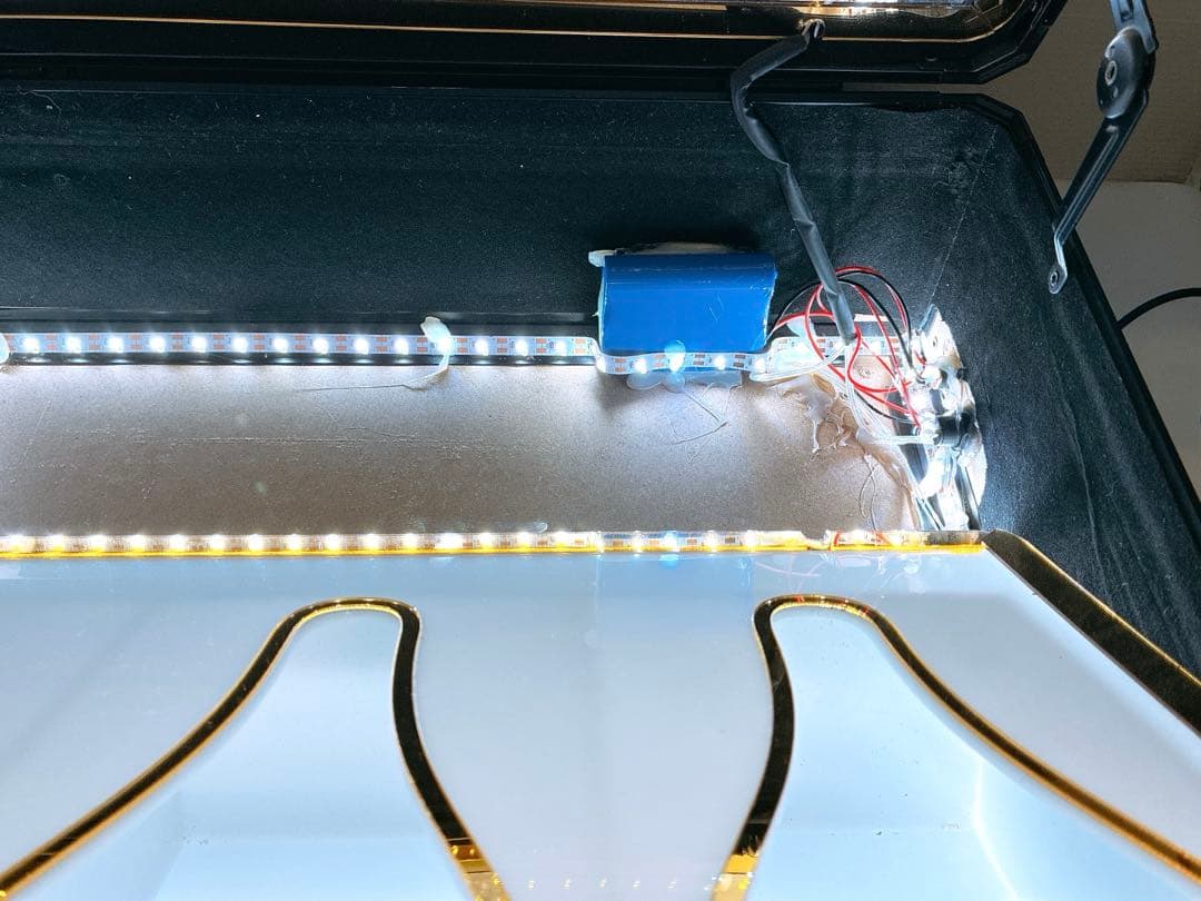 あ*ゃ様 アルマンド アタッシュケース ディスプレイ ライト シャンパン パーテ