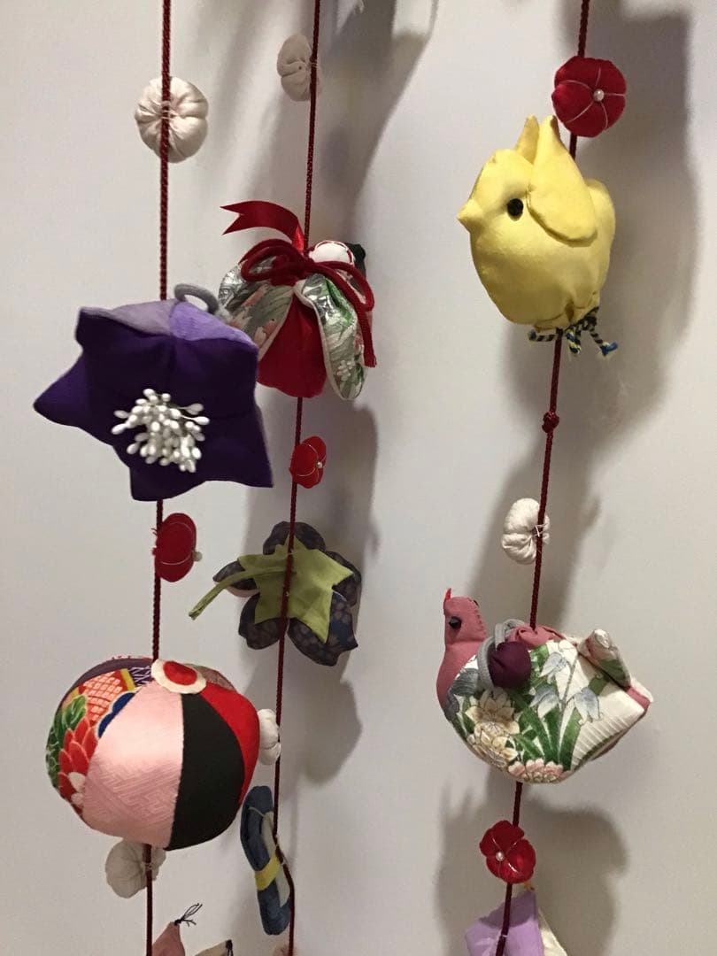 吊るし飾り3 吊るし雛　　ひな祭り