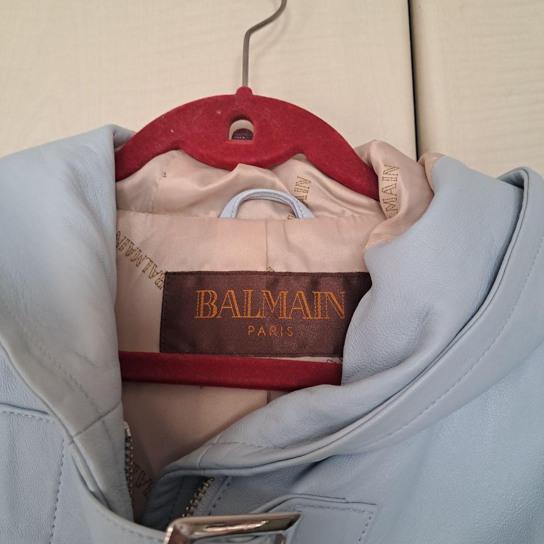 ラムレザー、フード付きコート