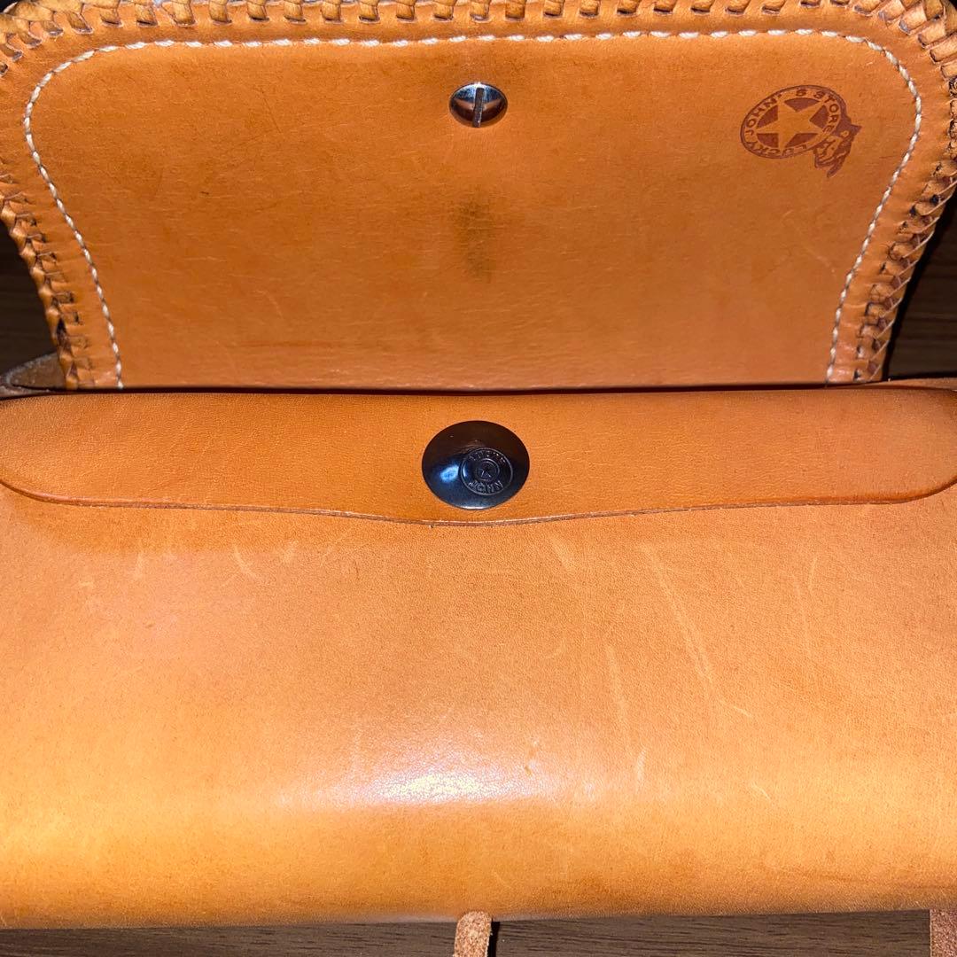 ラッキージョンショルダーウォレット　　　インディアンポーチのセット