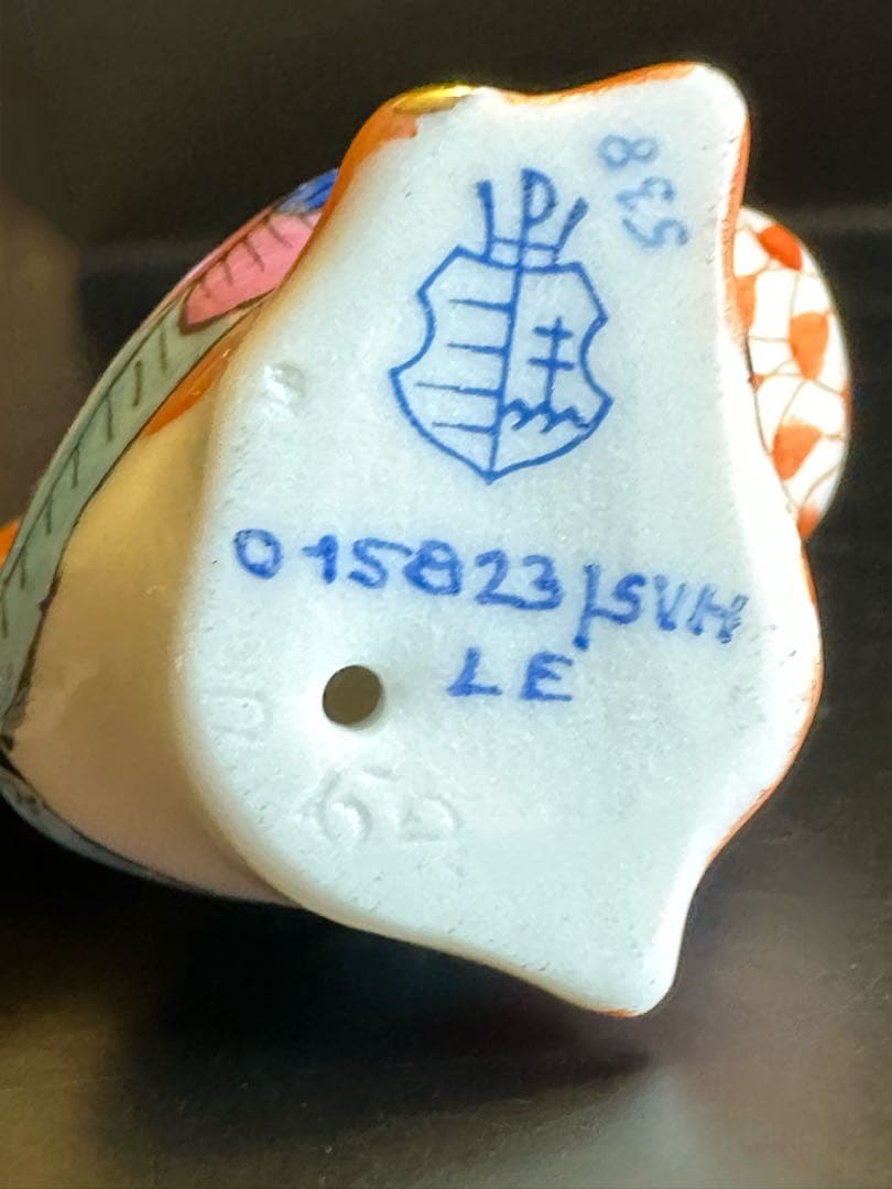 ヘレンド HEREND フィギュリン 鶏 とり 干支 酉 4㎝ 手のひらサイズ