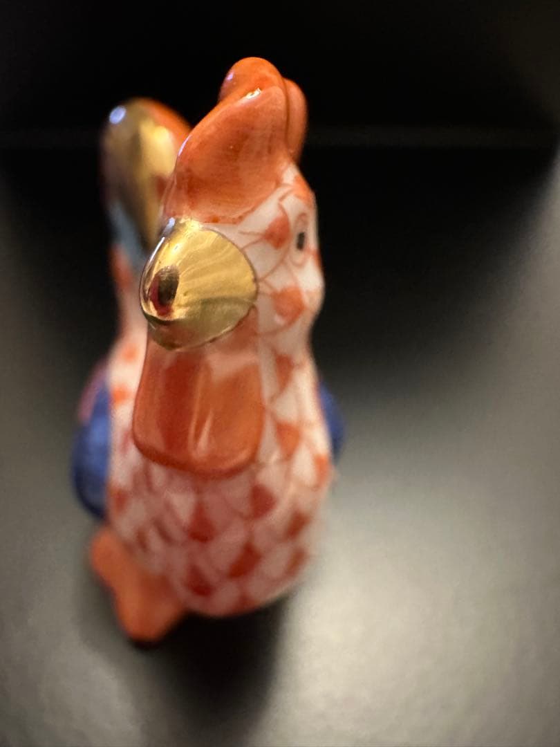 ヘレンド HEREND フィギュリン 鶏 とり 干支 酉 4㎝ 手のひらサイズ