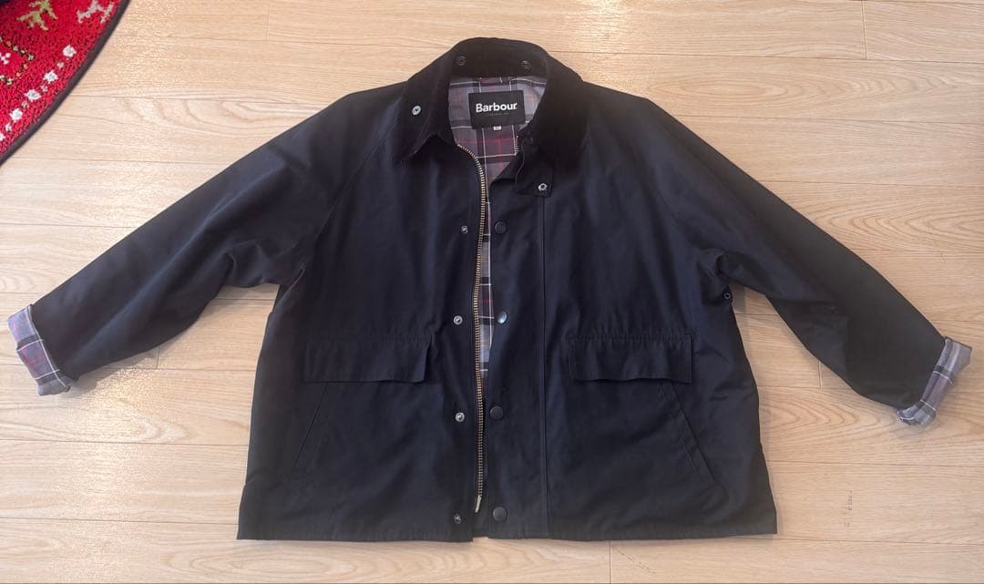 M*a様 Barbour 別注BORROWDALE ブラック 40