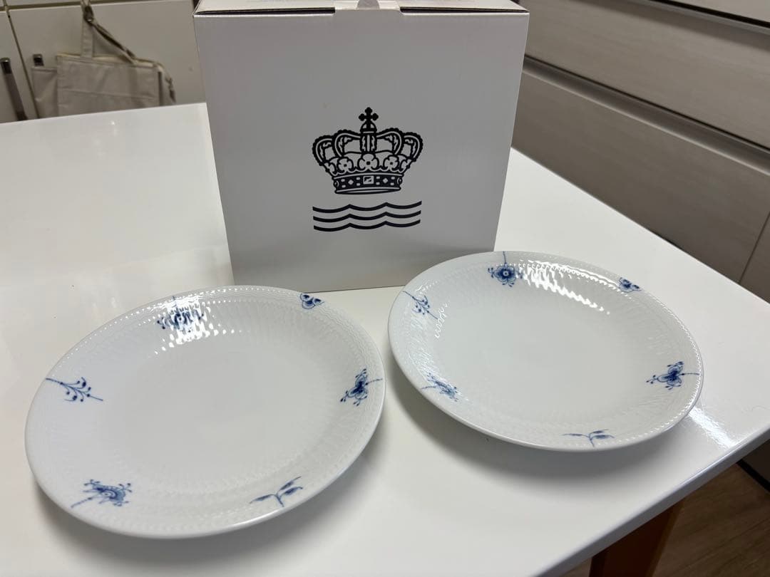 コペンハーゲン ブロッサムプレート2枚ペア新品未使用