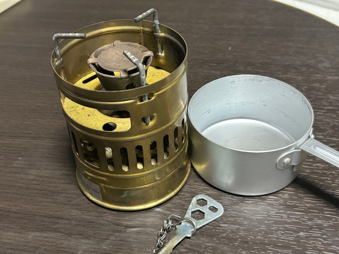 オプティマス　スベア　シングルバーナー　真鍮