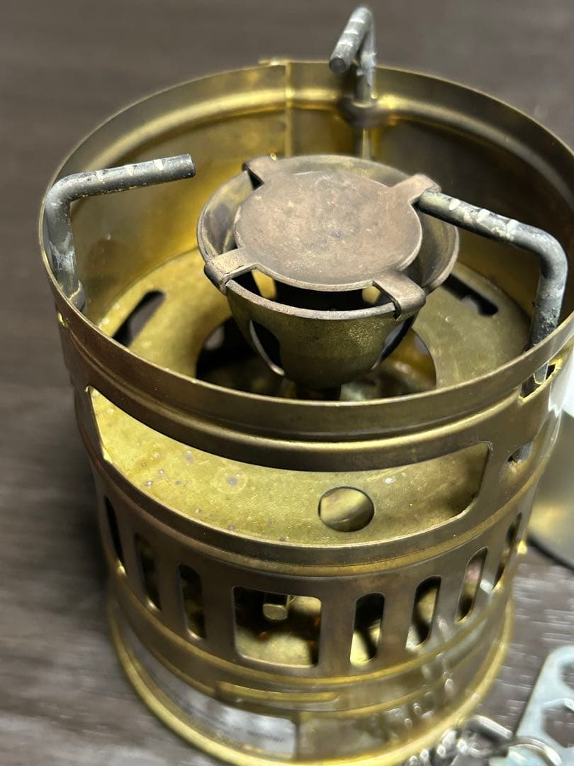 オプティマス　スベア　シングルバーナー　真鍮