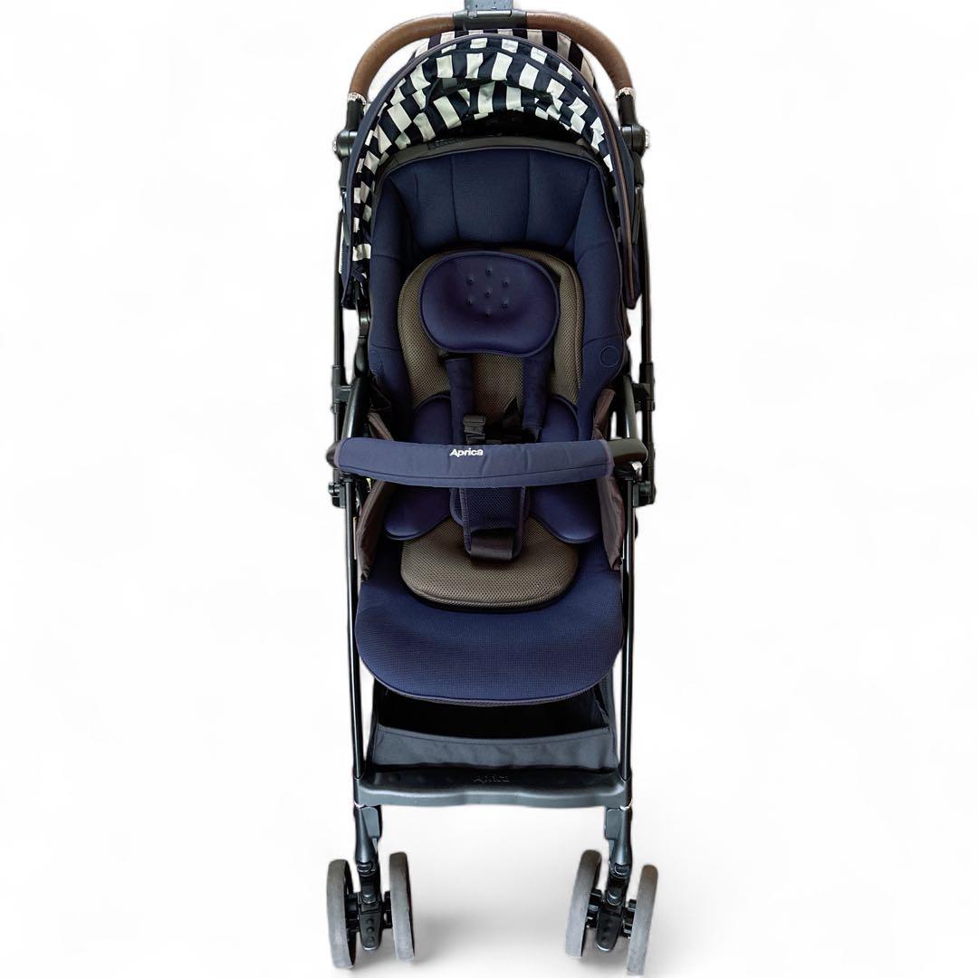 アップリカ ラクーナビッテクッション ベビーカー 限定モデル レザーハンドル