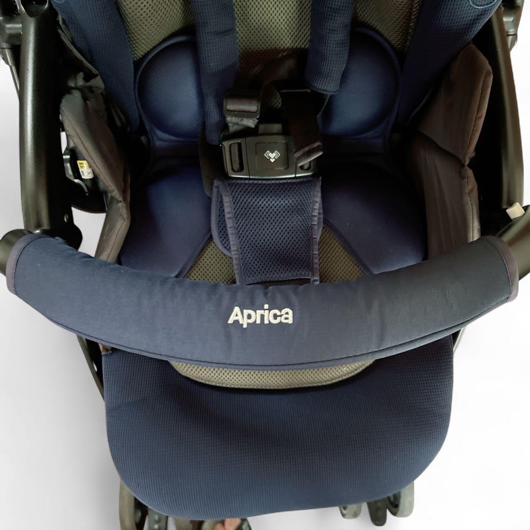 アップリカ ラクーナビッテクッション ベビーカー 限定モデル レザーハンドル