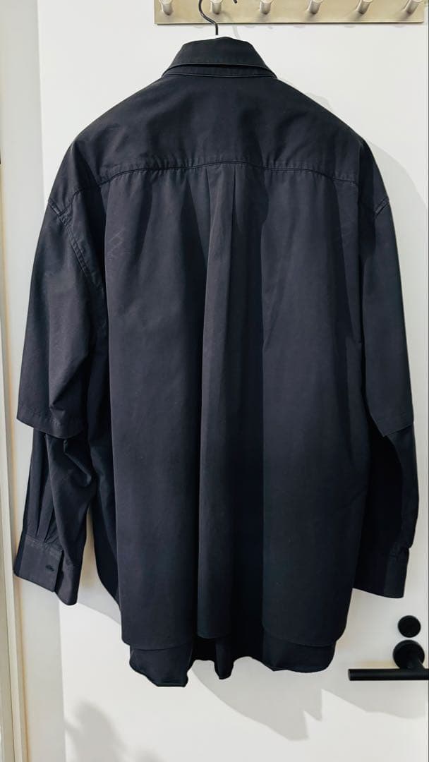 トップス stein OVERSIZED DOUBLE SLEEVE SHIRT
