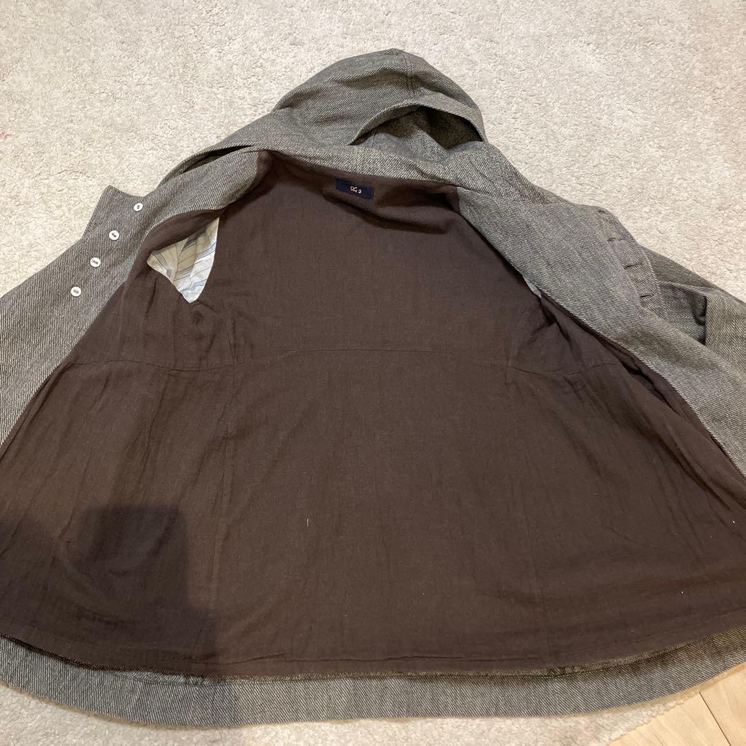 45rpm ハーフコート フード付き グレイ サイズ3