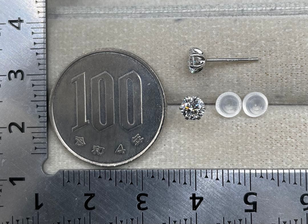 専用JA146★高級 ダイヤモンド0.603ctプラチナ ピアス CGLソ2枚付