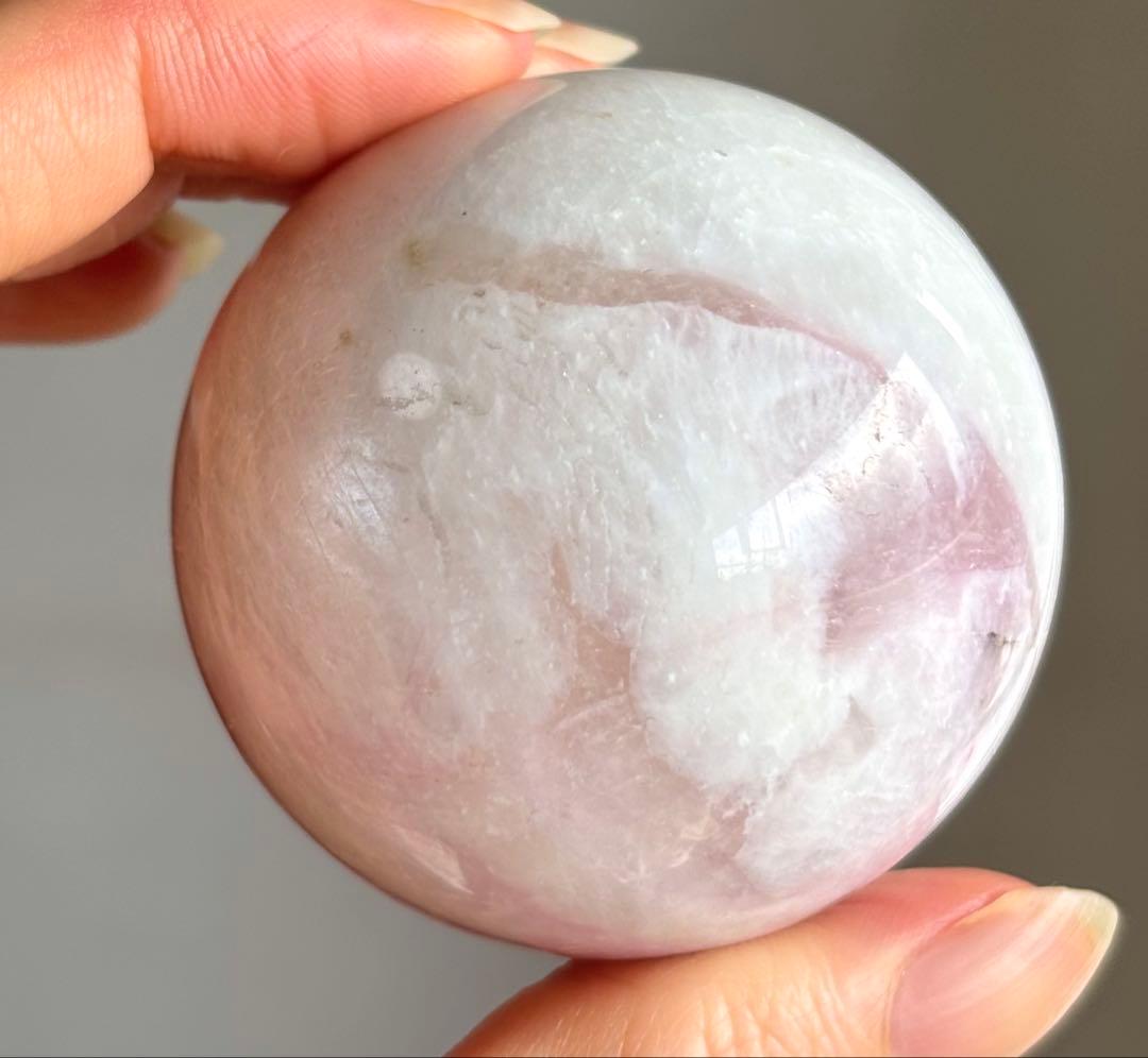 レア　高品質　ムーンストーン　ピンクマイカ　スフィア
