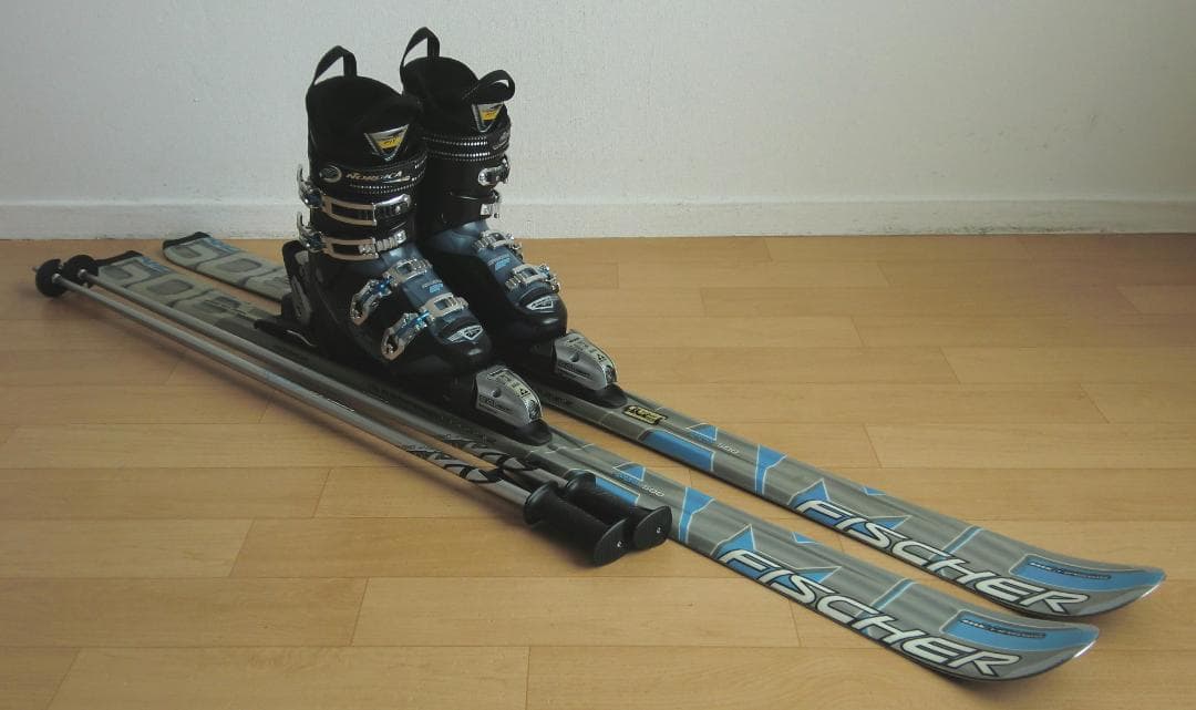 ■■1月限定■送料無料■FISCHER■メンズスキーセット■板158靴26.5■