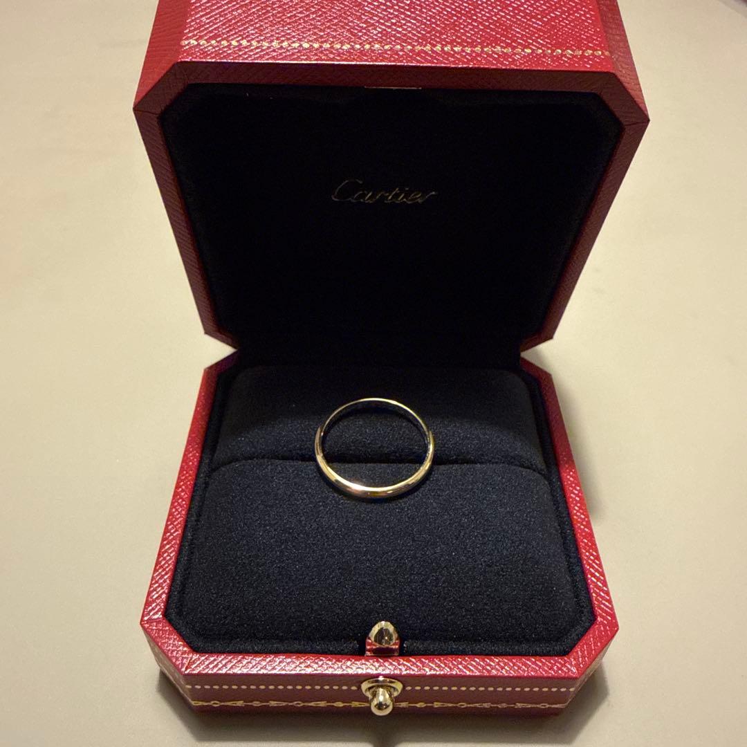 カルティエ　Cartier ウエディングバンド　イエローゴールド　#57