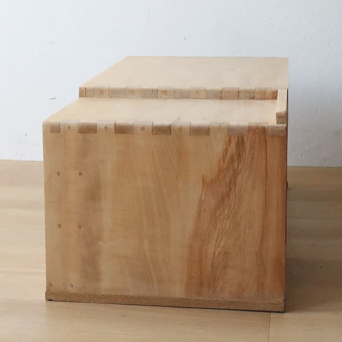 アンティーク 引き出し5杯 メープル材 文机 古家具 無垢材 カエデ