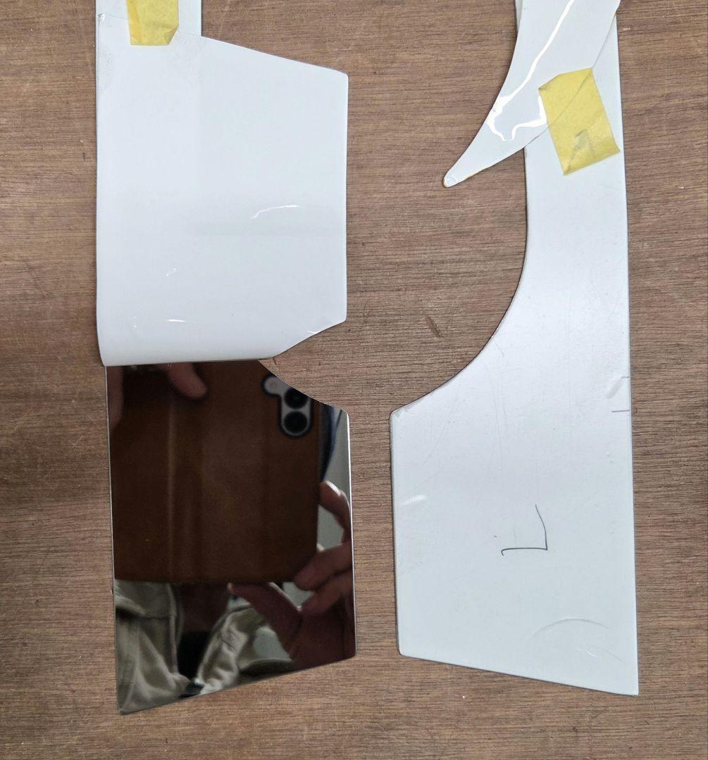 17スーパーグレート等　寝台アッパーモール　鏡面ステンレスアレンジ　オリジナル