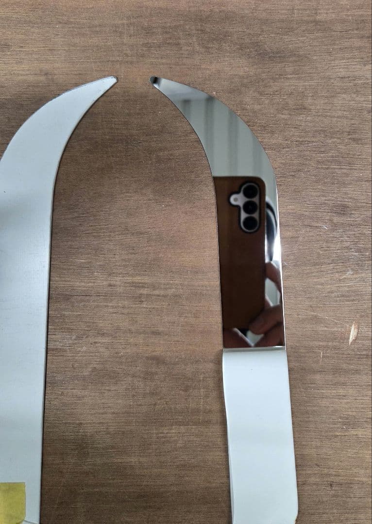 17スーパーグレート等　寝台アッパーモール　鏡面ステンレスアレンジ　オリジナル