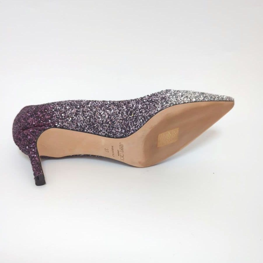 未使用級✨JIMMYCHOO シルバー ジミーチュウ グリッター ウェディング