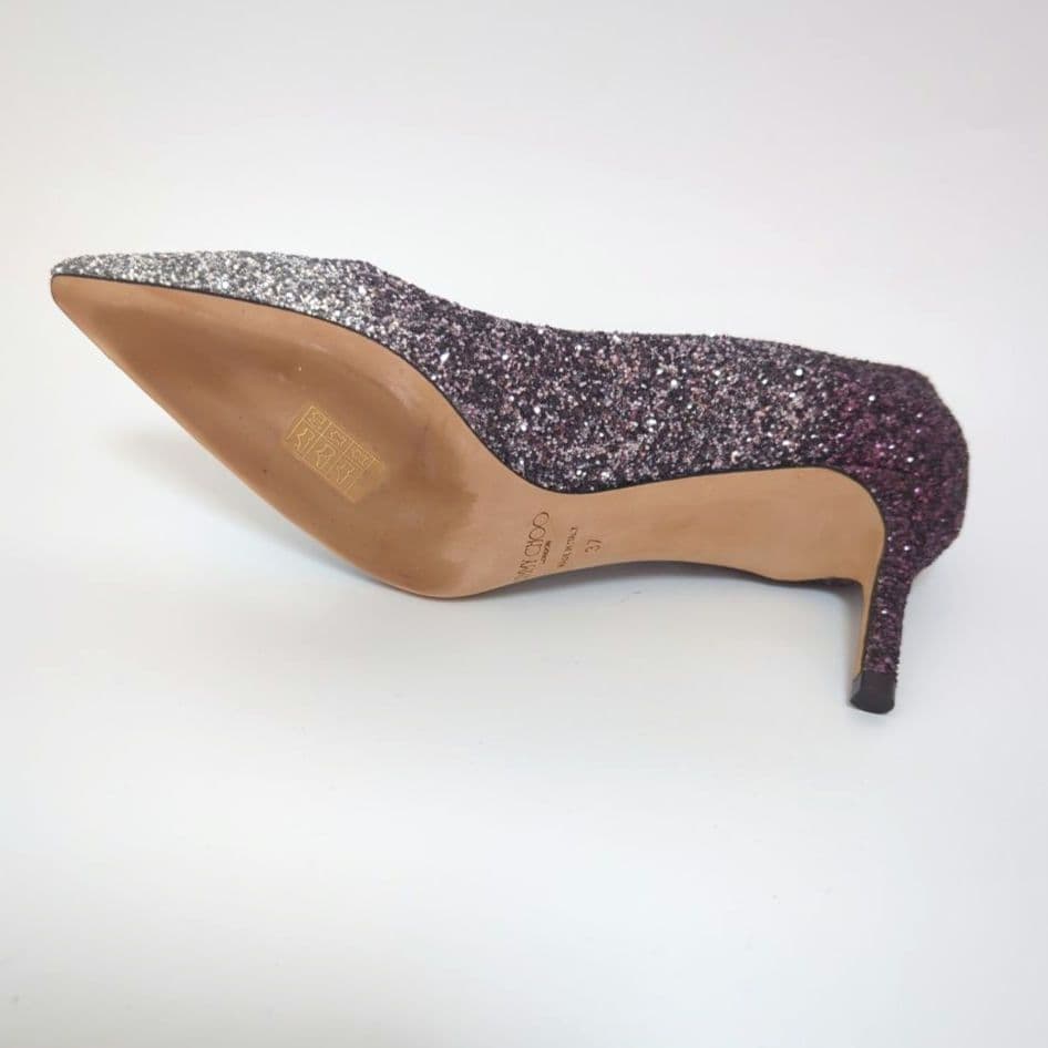 未使用級✨JIMMYCHOO シルバー ジミーチュウ グリッター ウェディング