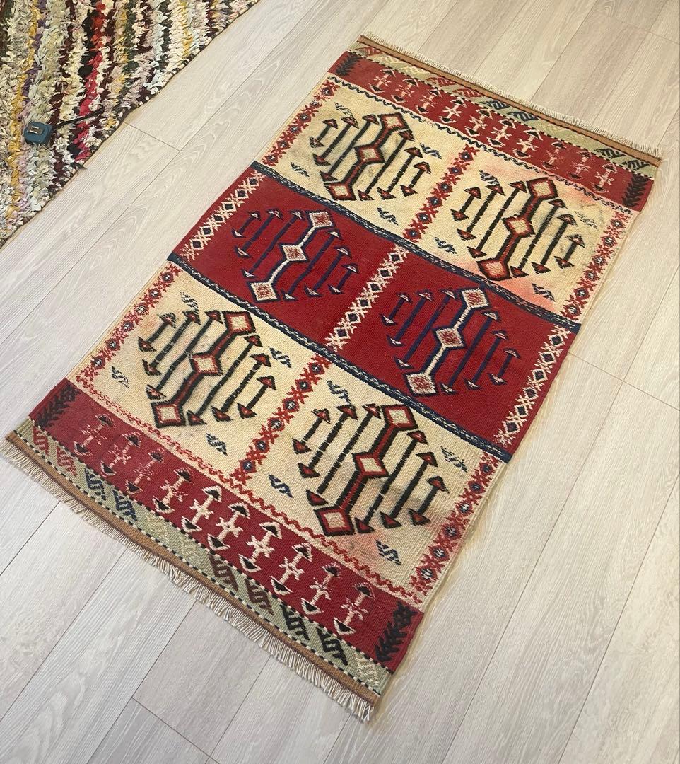 vintage キリムラグ　ヴィンテージ