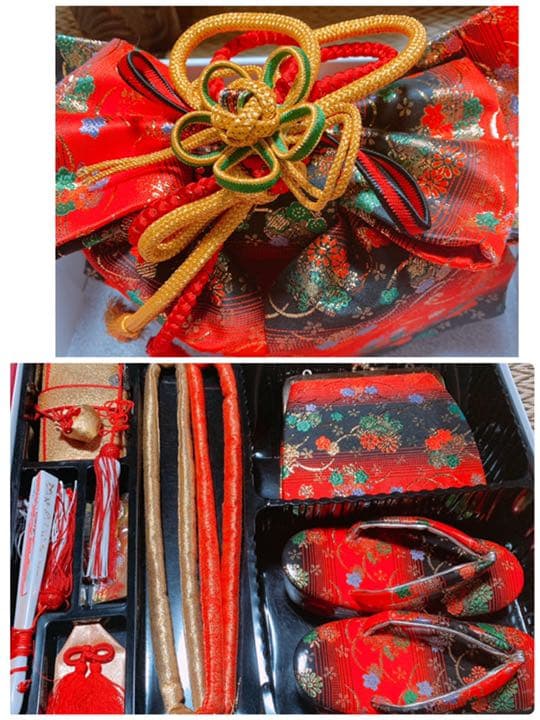 七五三女の子　帯　はこせこ　セット