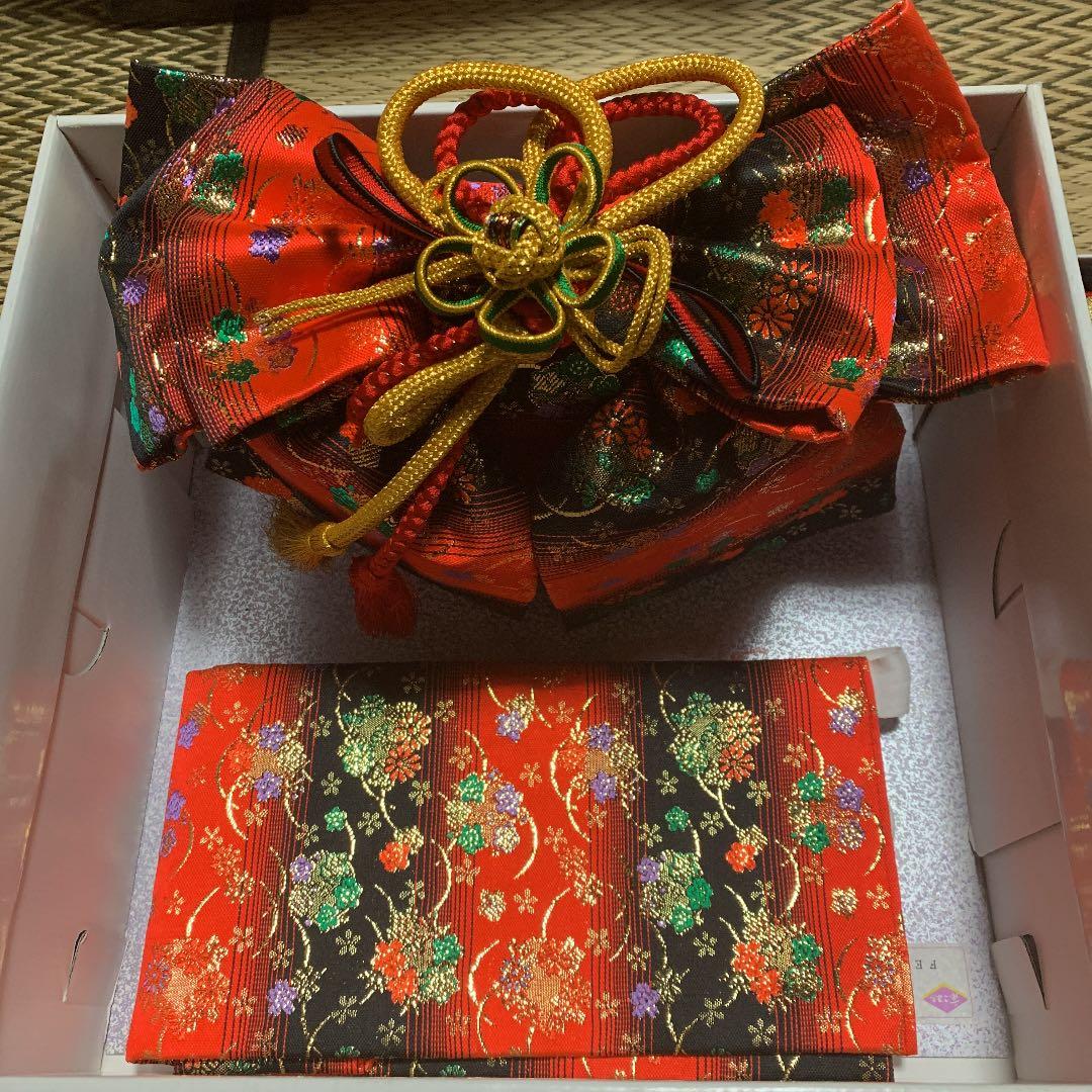 七五三女の子　帯　はこせこ　セット