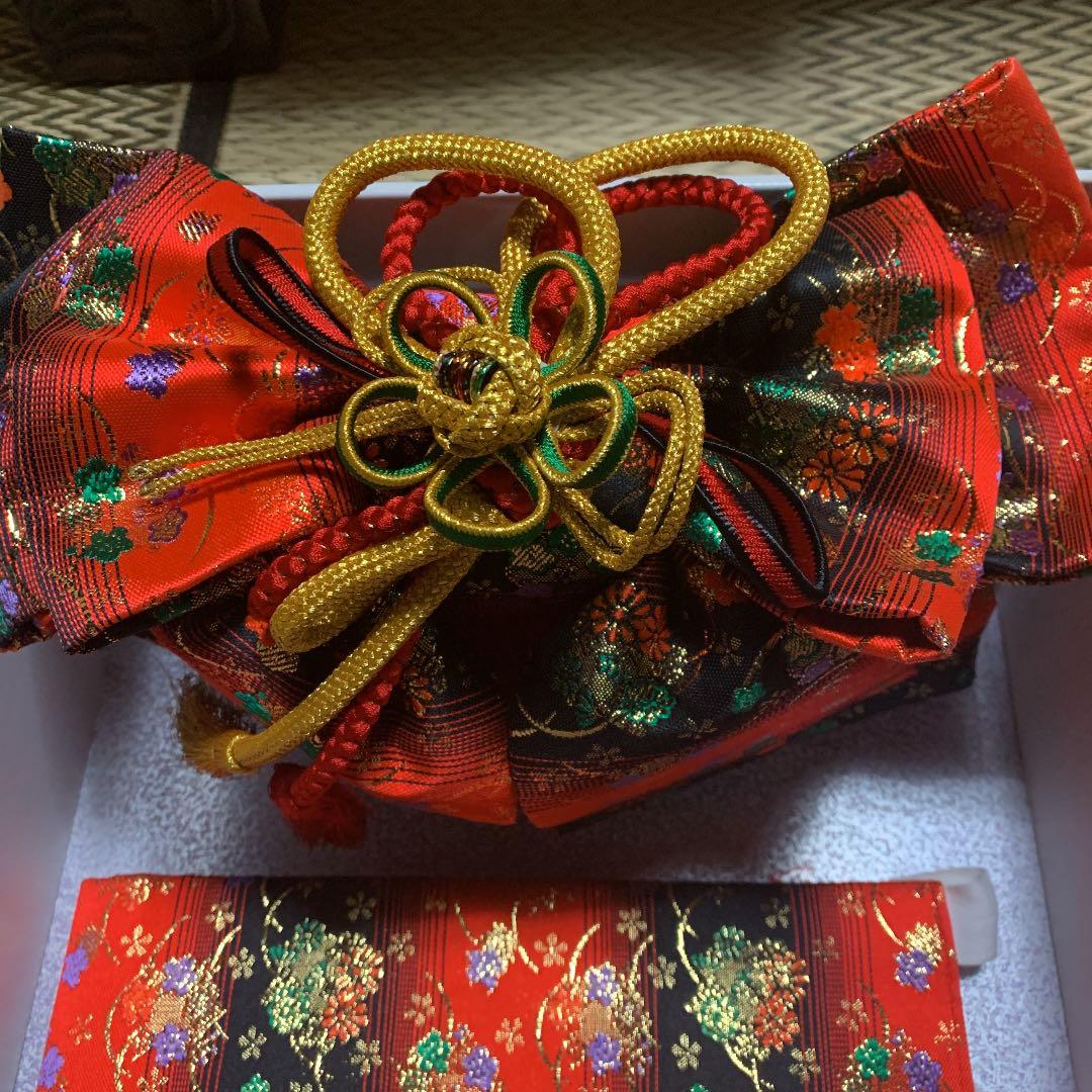 七五三女の子　帯　はこせこ　セット