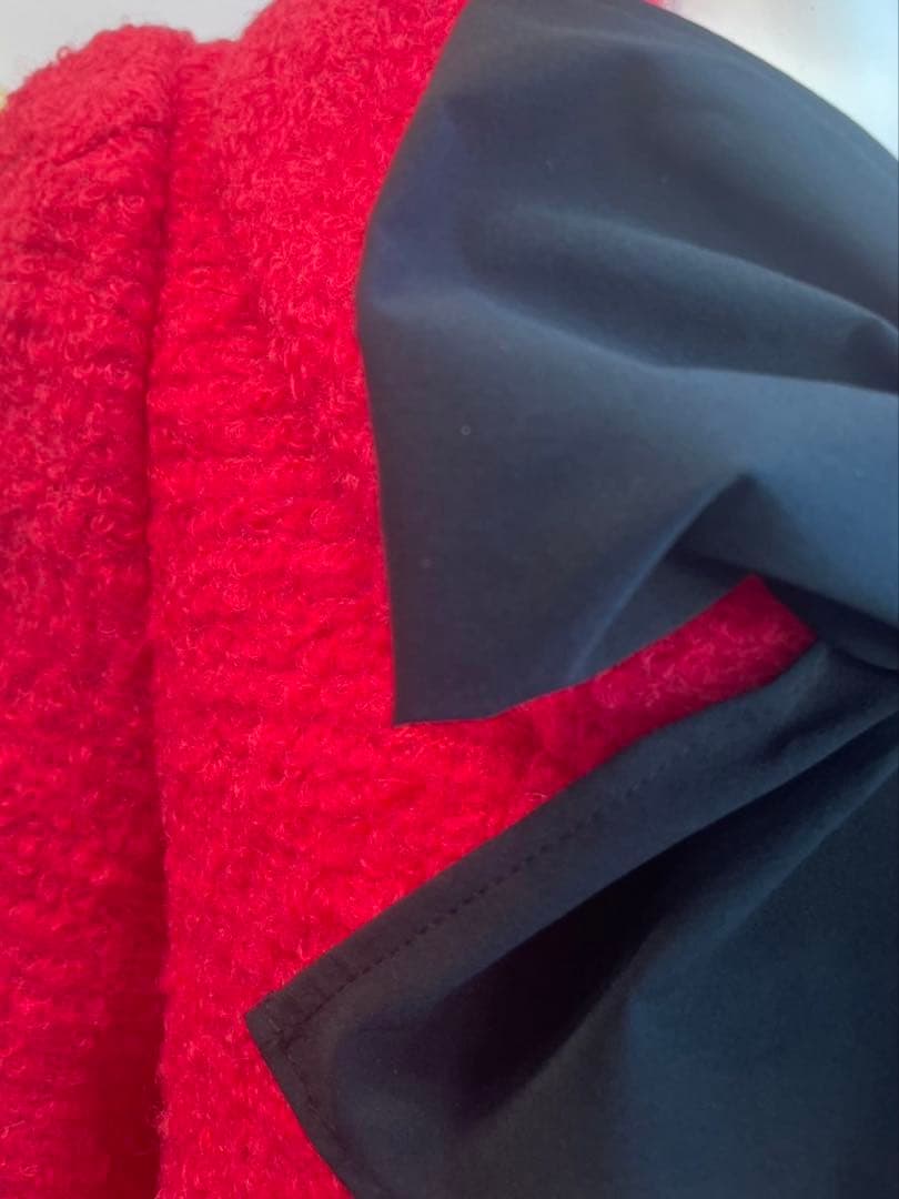 エムズグレイシー⭐︎カタログ・インスタ掲載⭐︎リボン付き赤ジャケットコート38サイズ