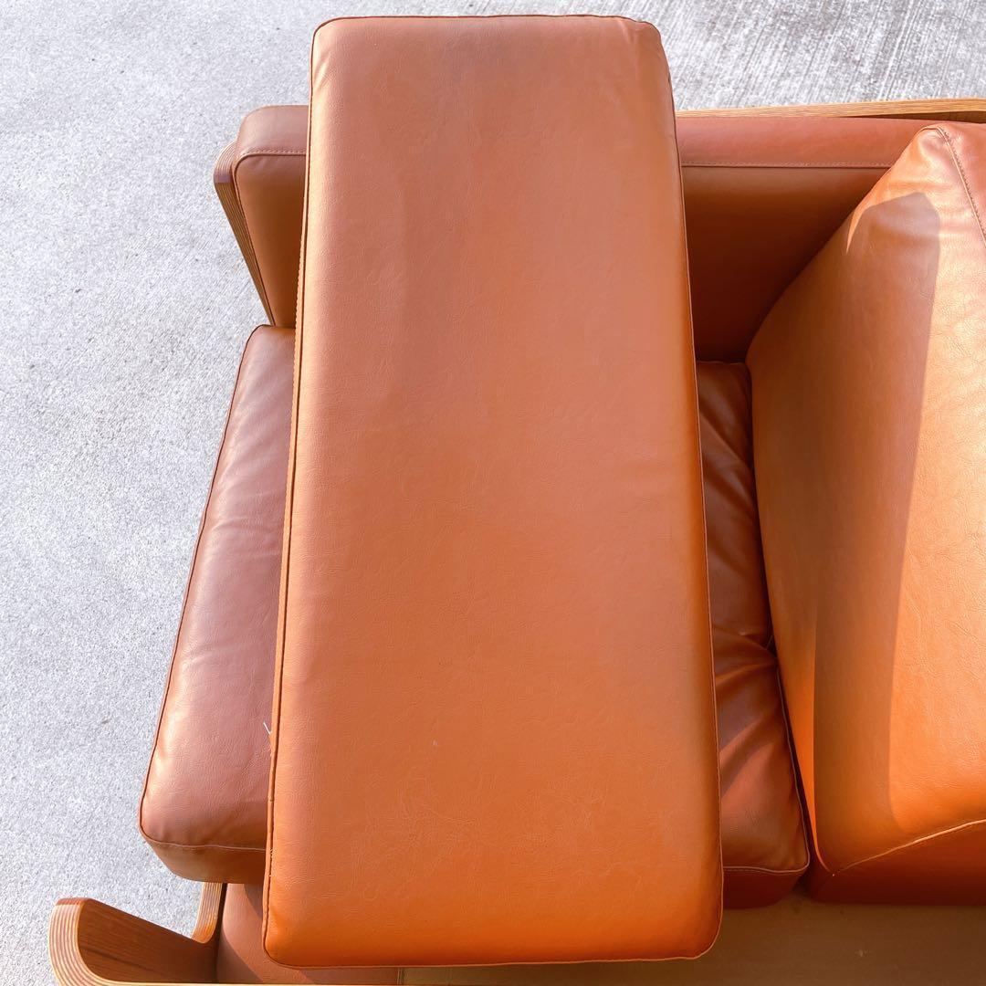 天童木工Haco チェア④ ソファ 1人掛け 本革 レザー 椅子 アームチェア