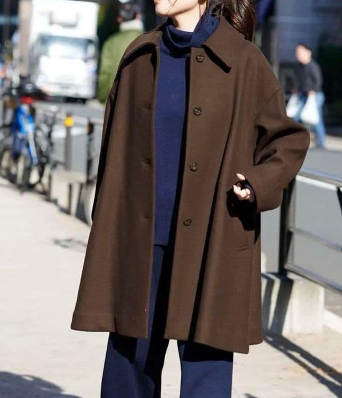 ☆売切☆ジャーナルスタンダード・Aラインコート・ブラウン