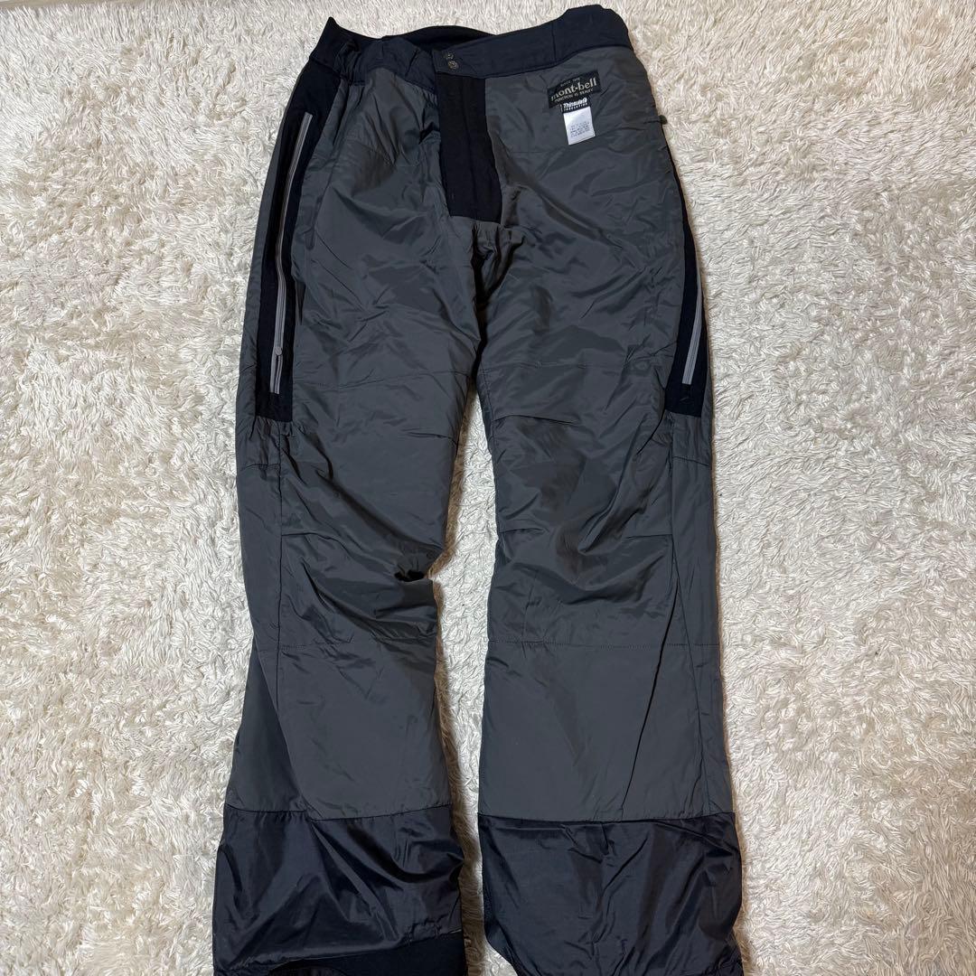 モンベル ドライテックインシュレーテッドパンツ　シンサレート　L　黒