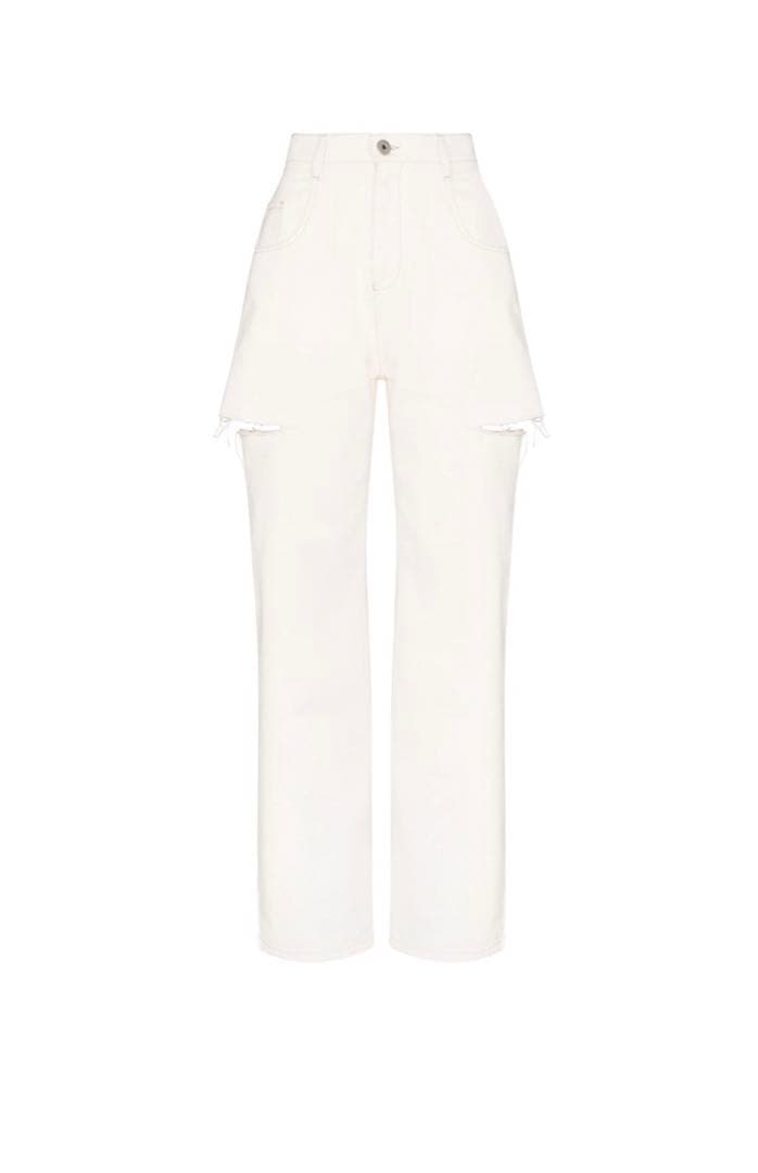 マルジェラ　カットジーンズ