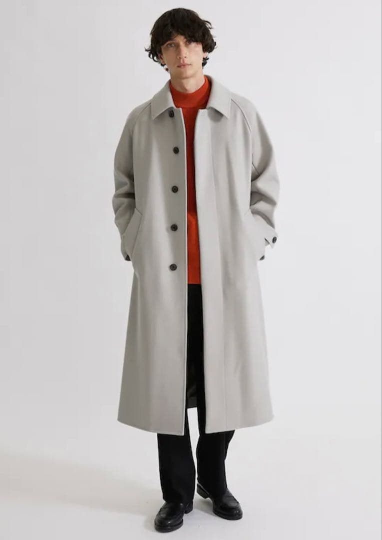 【UNITED TOKYO】 超撥水スーパー140S ステンカラーコート 3