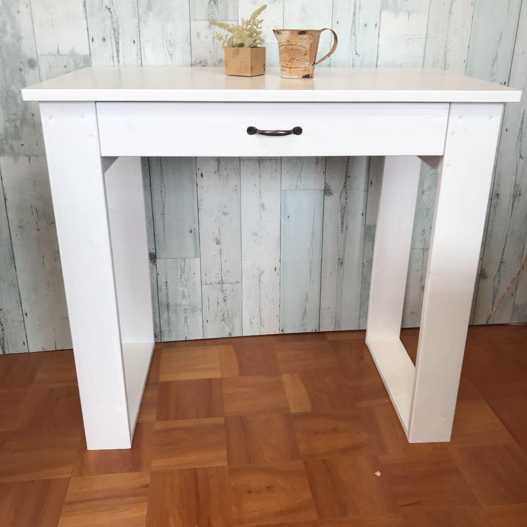 机 テーブル 作業台 幅90cm パイン集成材