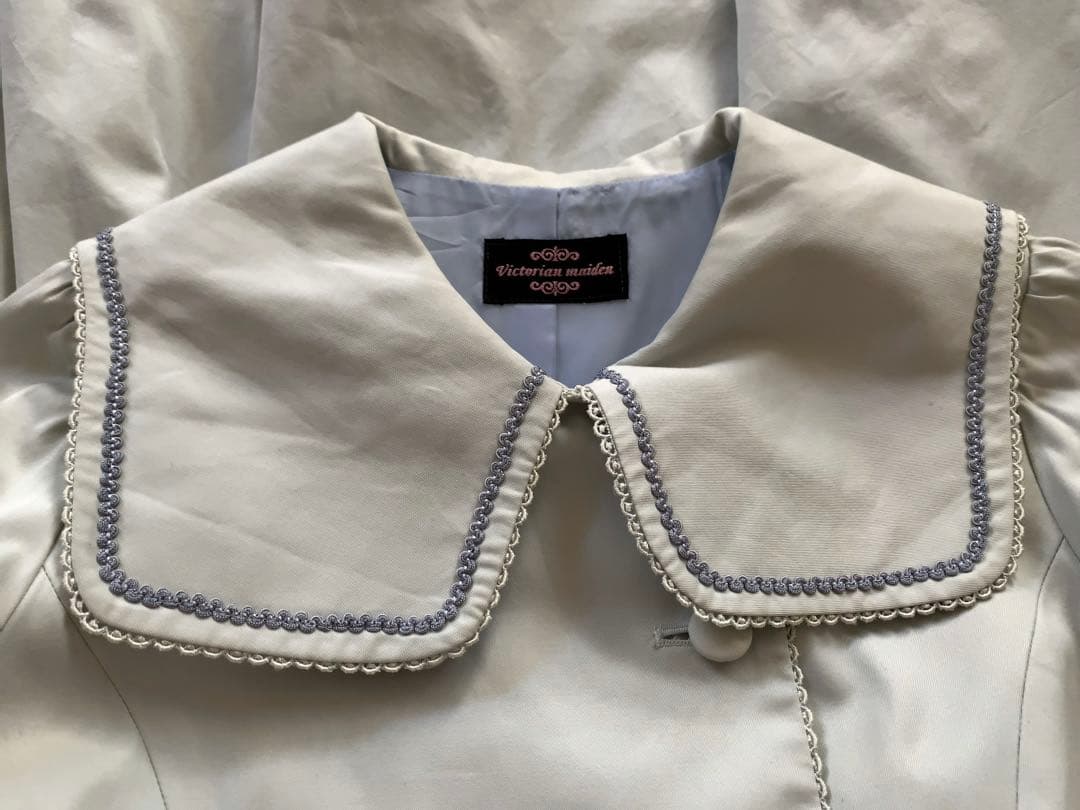 ヴィクトリアンメイデン リボン付セーラーカラーコート