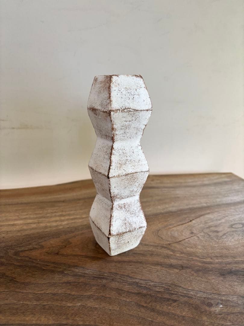 石原稔久　花入　変型