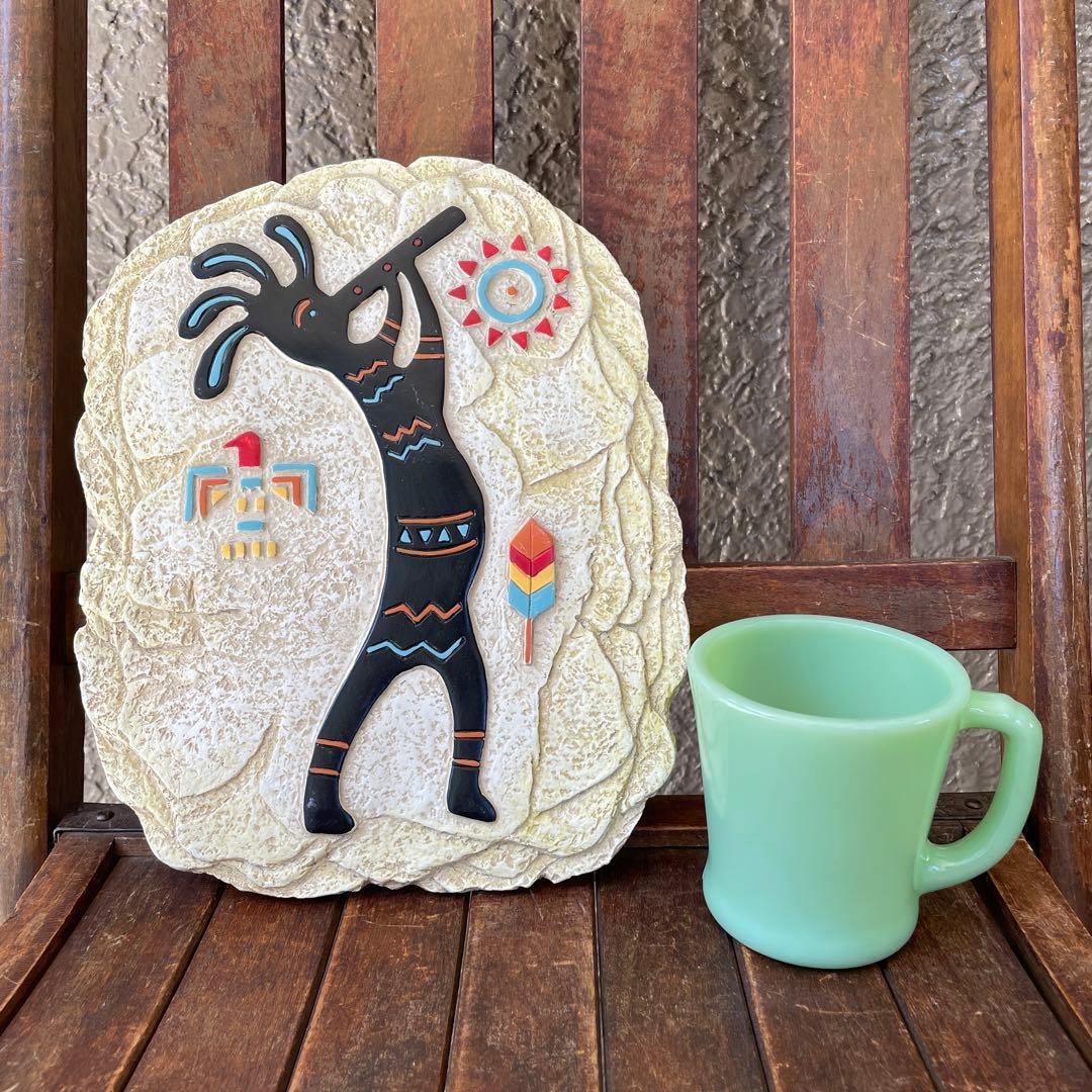 希少品！ココペリ壁掛け　アリゾナ州　ネイティブアメリカン雑貨アンティークナバホ族