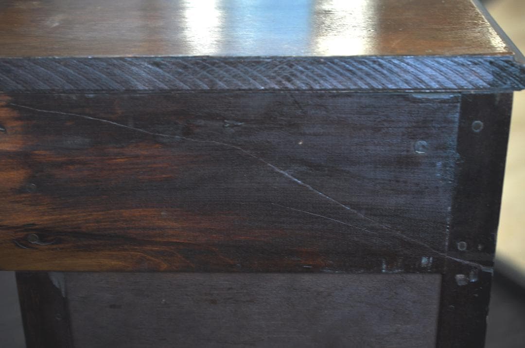 ヴィンテージ ワークデスク キャスター付き 木製 TA2027