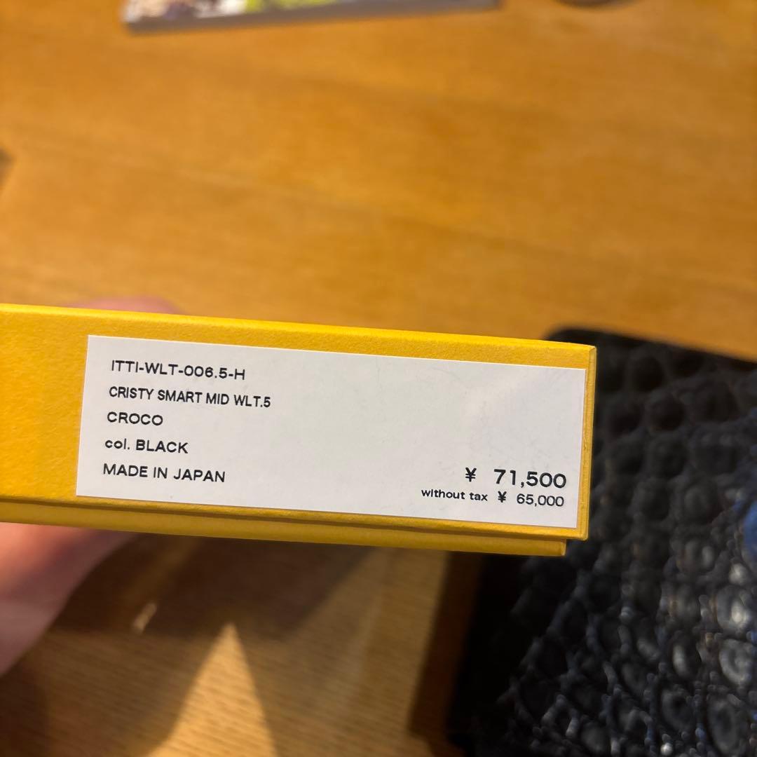 ★美品★ITTI イッチ CRISTY SMART MID WLT CROCO