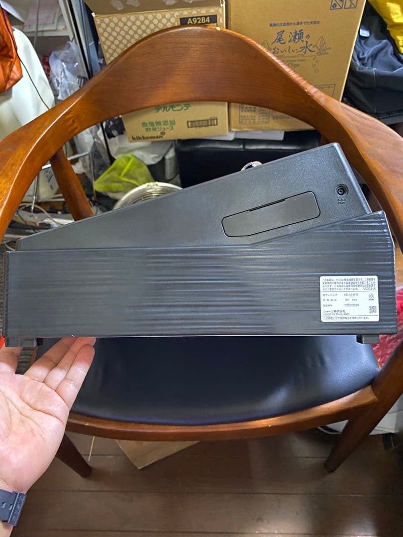 ロール紙付き シャープ XE-A147（ブラック）電子レジスタ