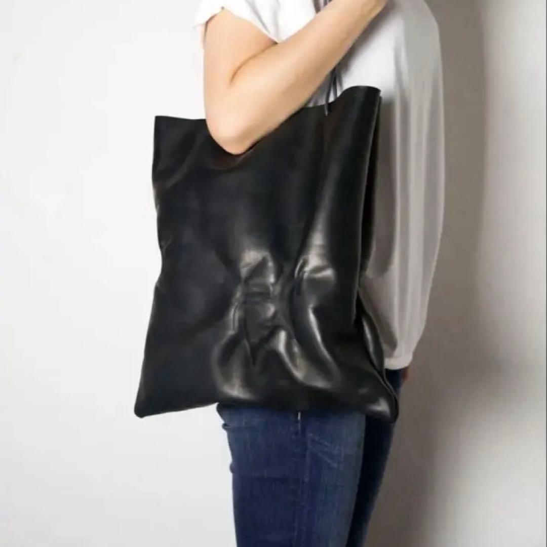 KAGARI YUSUKE スキントートバッグ [BLACK] / ほぼ新品